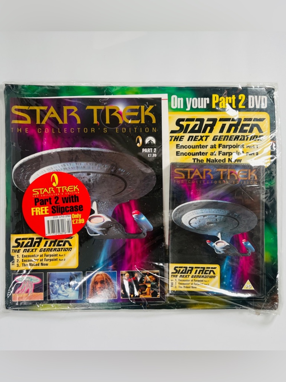 Star Trek Collector's Edition Part 2 Magazine + TNG DVD + Slipcase Sealed UK